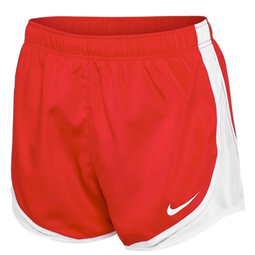 Nike Tempo Dri Fit Women’s Sz‎ S Scarlet/White Athletic Shorts